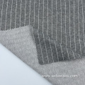 Elastic Striped Jacquard Single Jersey Garments Fabric